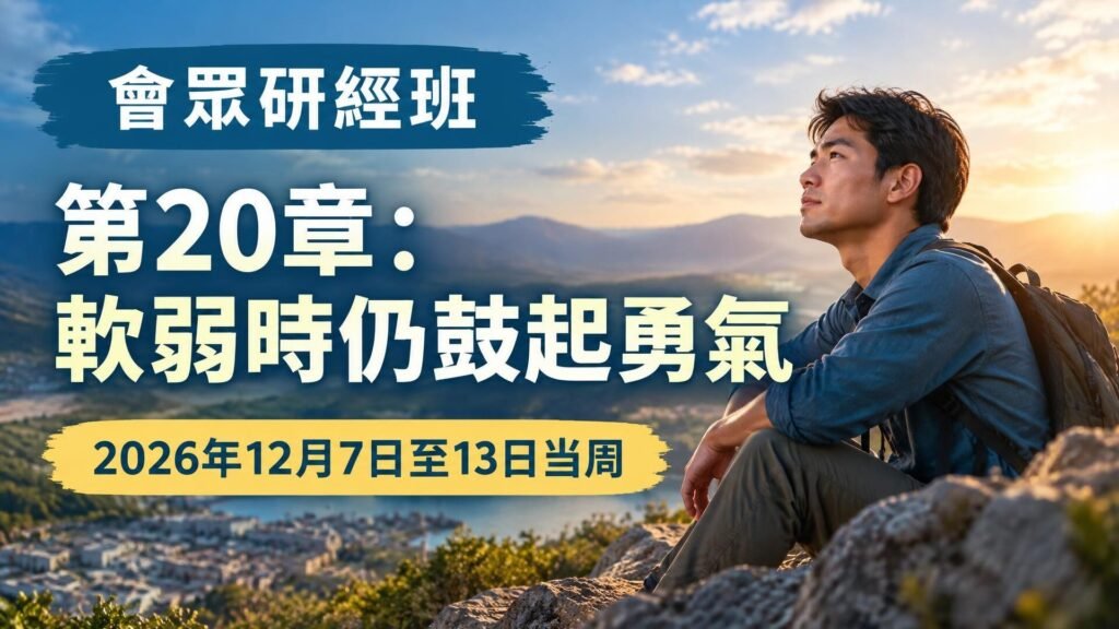 2026年12月7日至13日一週會眾聖經研究班