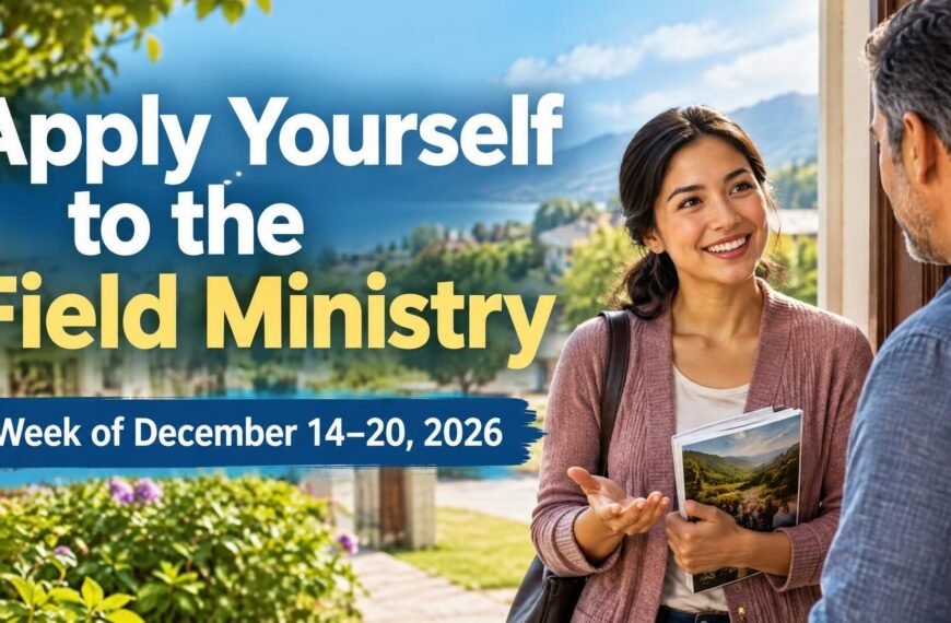 Apply Yourself to the Field Ministry for the Week of December 14-20, 2026