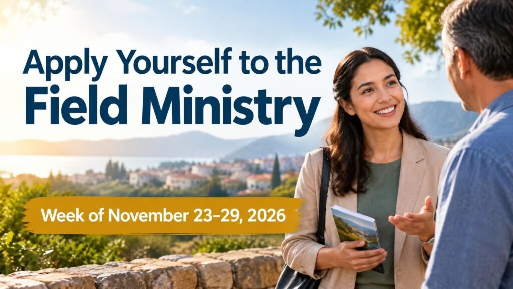 Apply Yourself to the Field Ministry for the Week of November 23-29, 2026