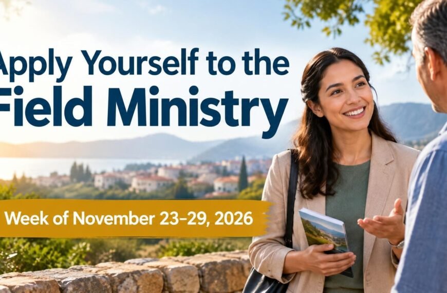 Apply Yourself to the Field Ministry for the Week of November 23-29, 2026