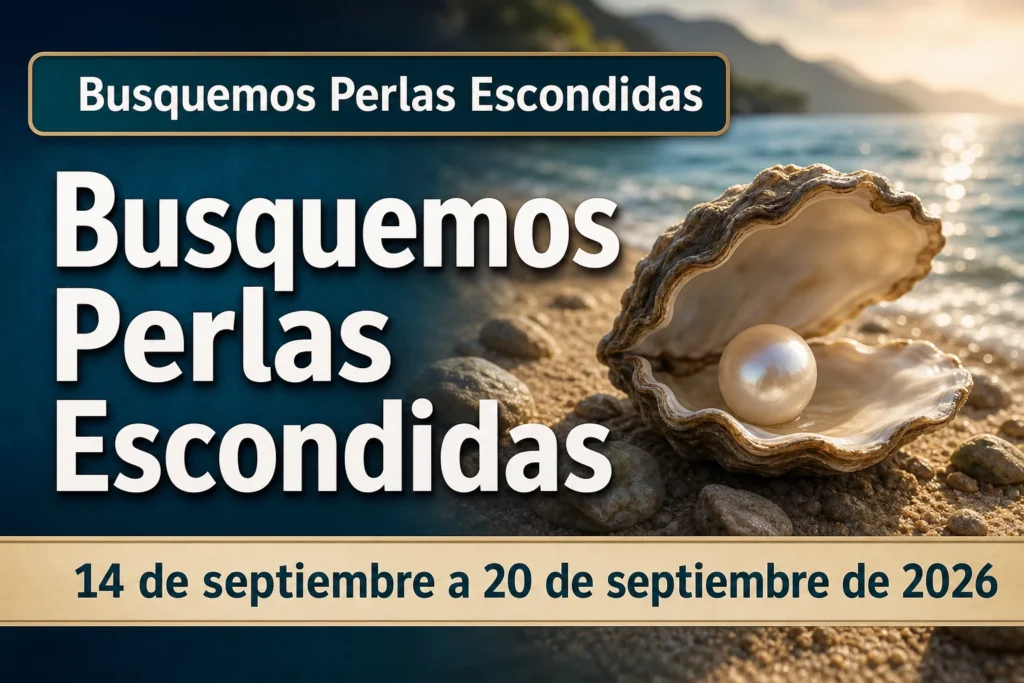 Busquemos Perlas Escondidas para la semana del 14-20 de septiembre de 2026