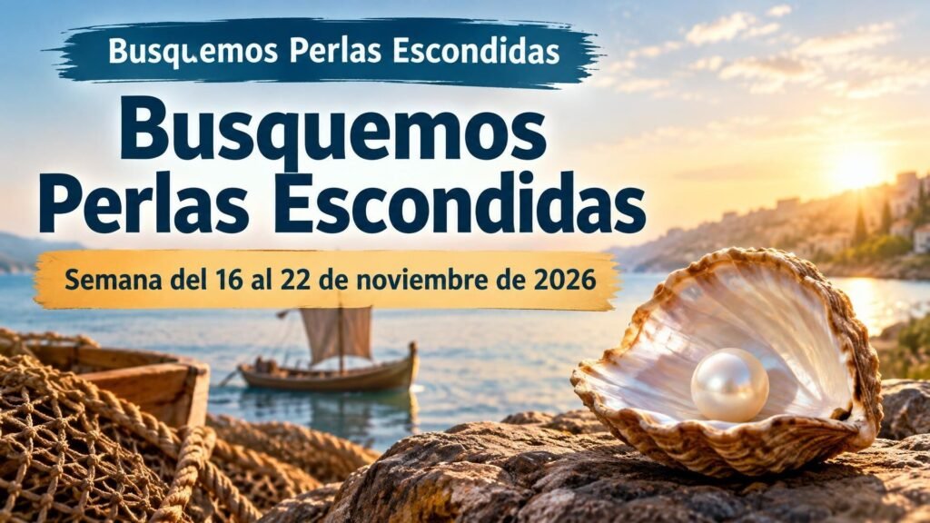Busquemos Perlas Escondidas para la semana del 16 al 22 de noviembre de 2026