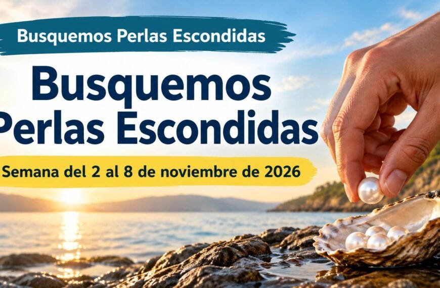 Busquemos Perlas Escondidas para la semana del 2 al 8 de noviembre de 2026