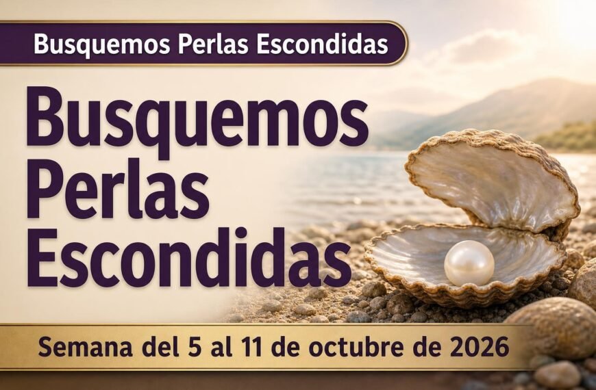 Busquemos Perlas Escondidas para la semana del 5-11 de octubre de 2026