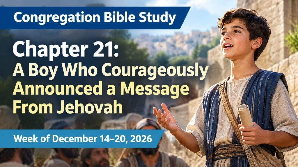 Congregation Bible Study for the Week of December 14-20, 2026