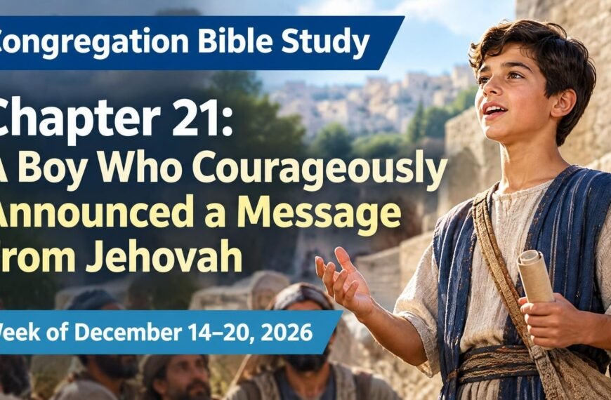 Congregation Bible Study for the Week of December 14-20, 2026