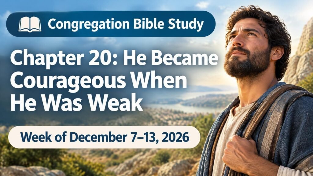 Congregation Bible Study for the Week of December 7-13, 2026