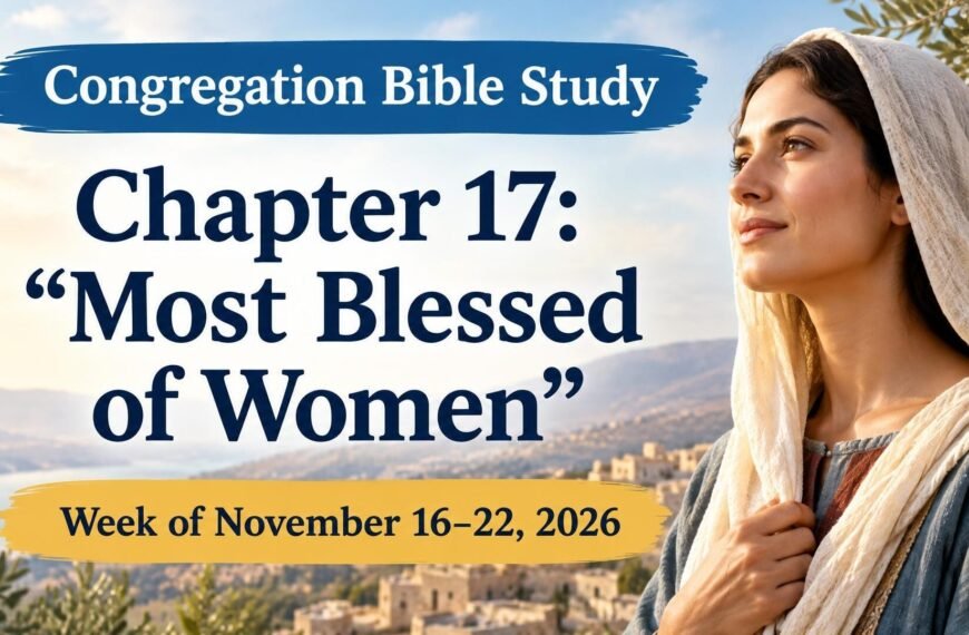 Congregation Bible Study for the Week of November 16-22, 2026