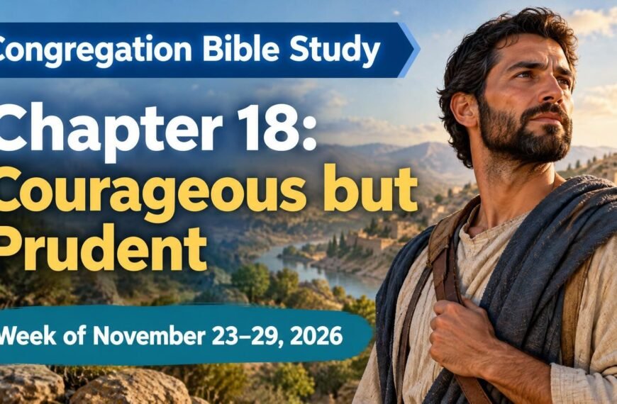Congregation Bible Study for the Week of November 23-29, 2026