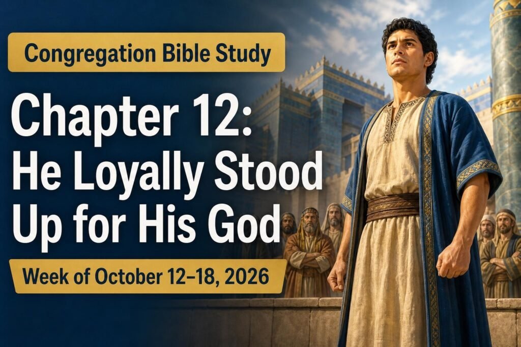 Congregation Bible Study for the week of October 12-18, 2026
