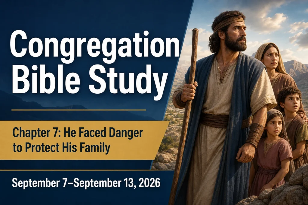 Congregation Bible Study for the Week of September 7-13, 2026