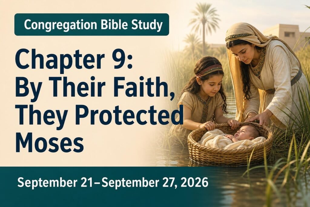 Congregation Bible Study for the week of September 21-27, 2026