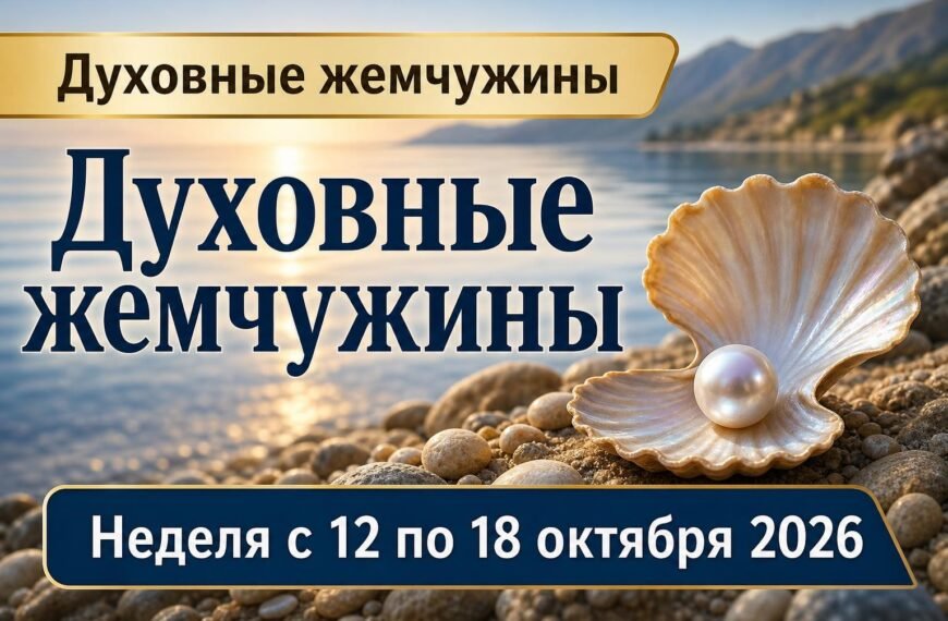Духовные жемчужины на неделю с 12 по 18 октября 2026 года