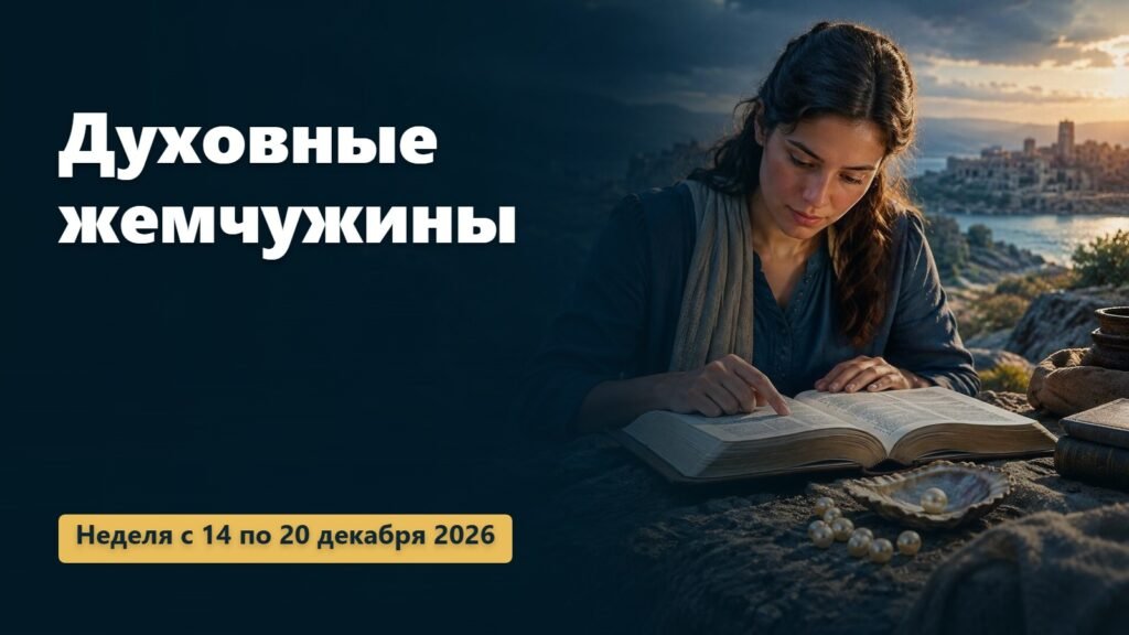 Духовные жемчужины на неделю с 14 по 20 декабря 2026 года