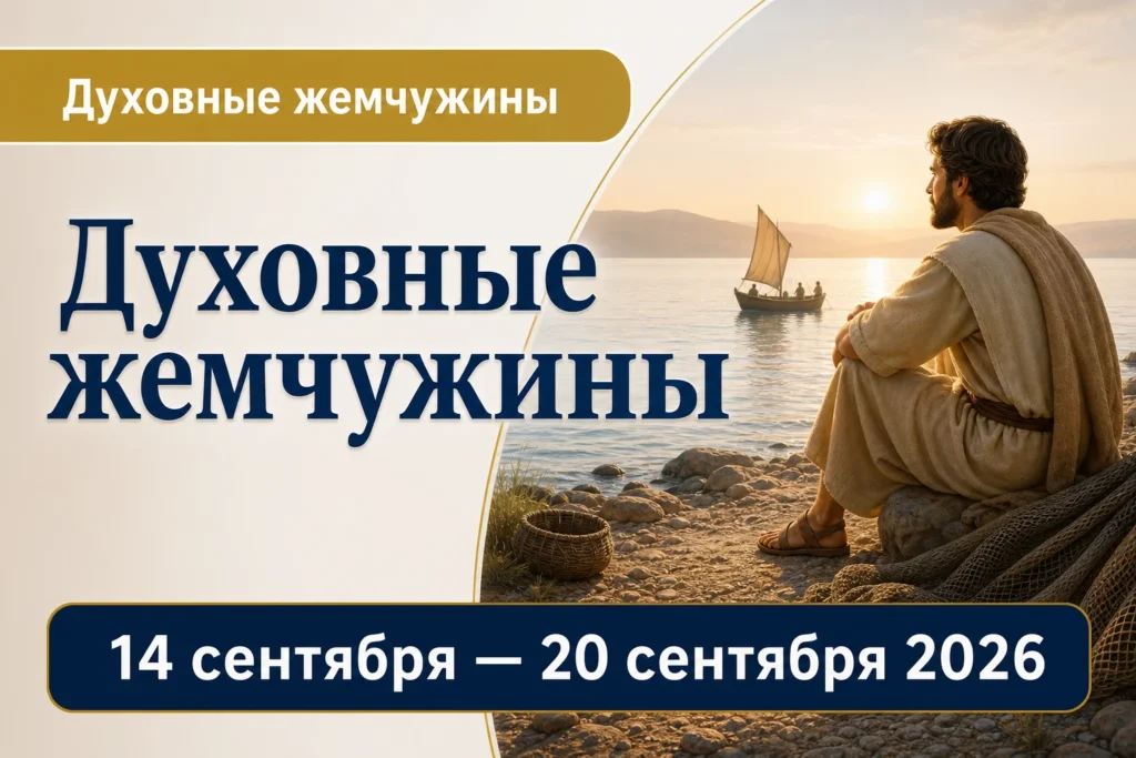Духовные жемчужины на неделю с 14 по 20 сентября 2026 года