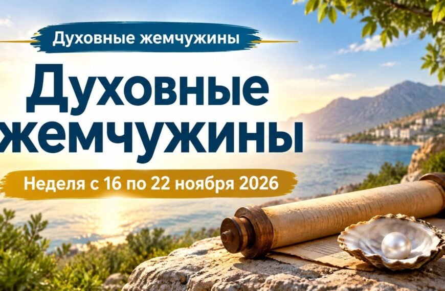 Духовные жемчужины на неделю с 16 по 22 ноября 2026 года