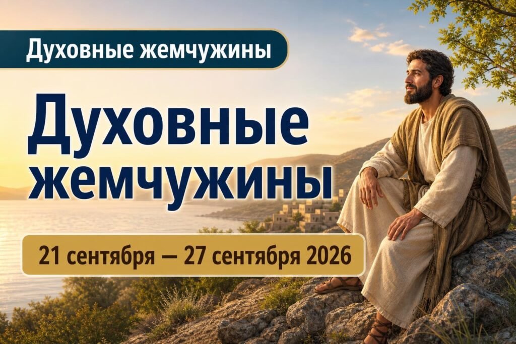 Духовные жемчужины на неделю с 21 по 27 сентября 2026 года Духовные жемчужины на неделю с 21 по 27 сентября 2026 года