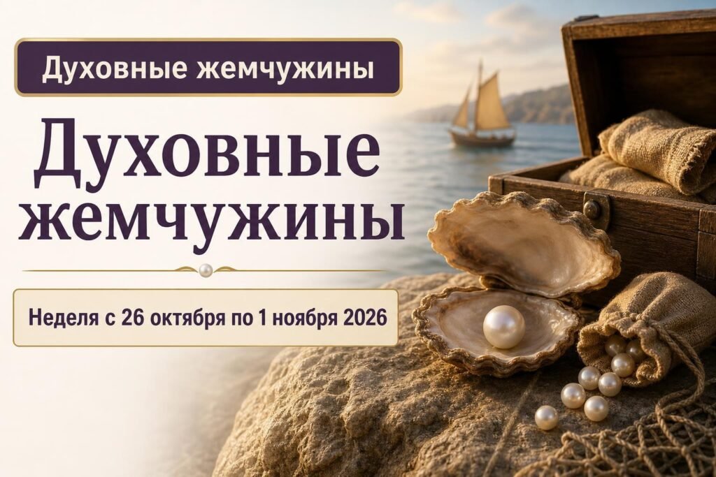 Духовные жемчужины на неделю с 26 октября по 1 ноября 2026 года