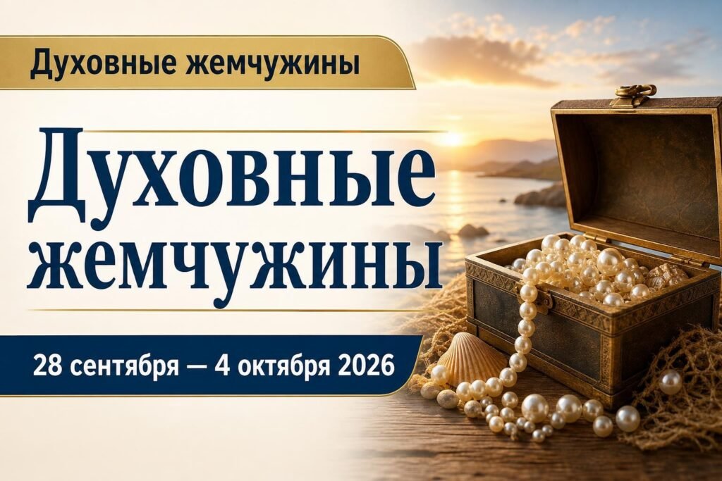 Духовные жемчужины на неделю с 28 сентября по 4 октября 2026 года