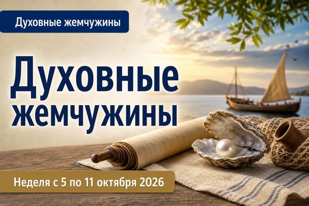 Духовные жемчужины на неделю с 5 по 11 октября 2026 года Духовные жемчужины на неделю с 5 по 11 октября 2026 года