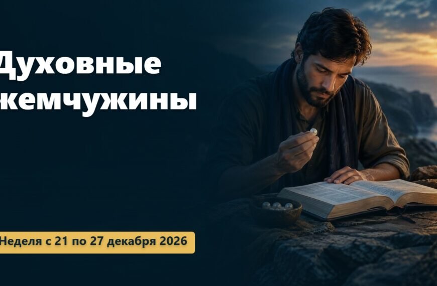 Духовные жемчужины на неделю с 21 по 27 декабря 2026 года