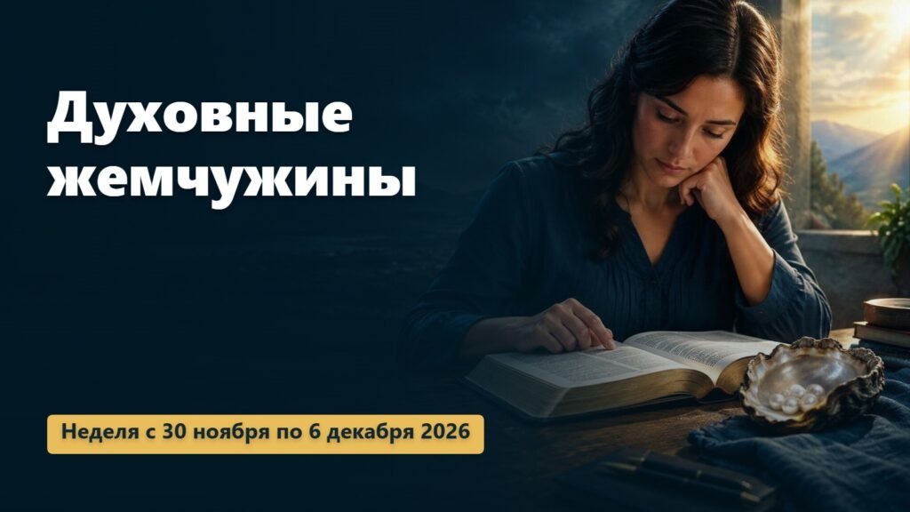 Духовные жемчужины на неделю с 30 ноября по 6 декабря 2026 года Духовные жемчужины на неделю с 30 ноября по 6 декабря 2026 года