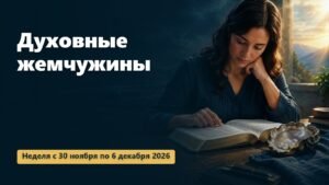 Духовные жемчужины на неделю с 30 ноября по 6 декабря 2026 года