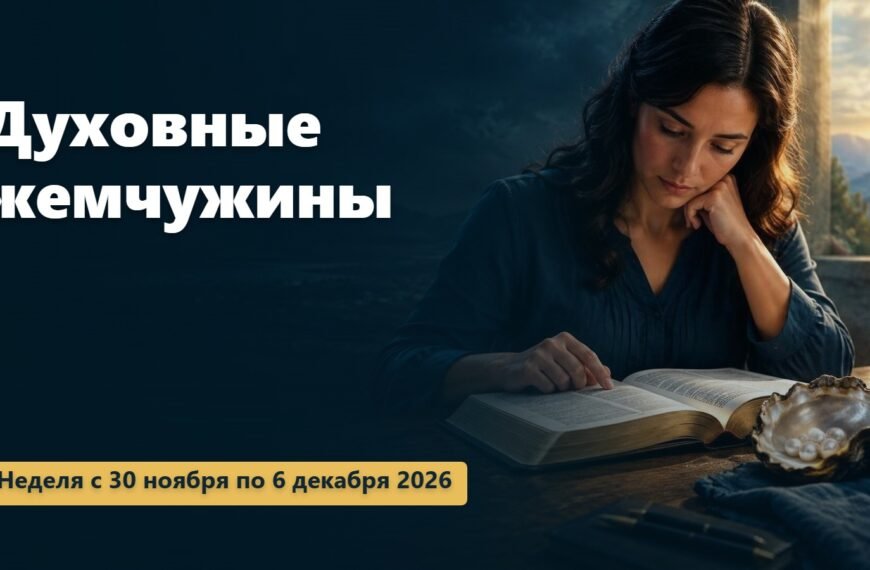 Духовные жемчужины на неделю с 30 ноября по 6 декабря 2026 года