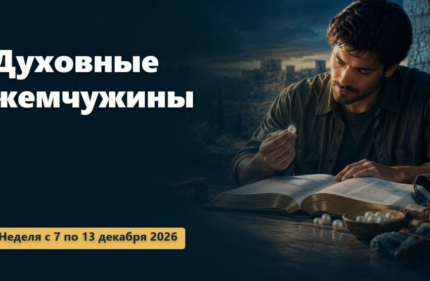 Духовные жемчужины на неделю с 7 по 13 декабря 2026 года
