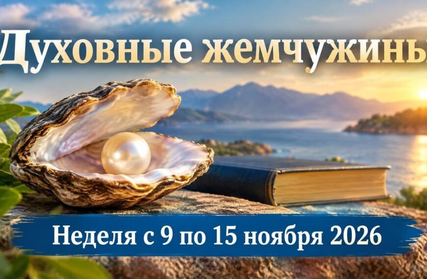 Духовные жемчужины на неделю с 9 по 15 ноября 2026 года