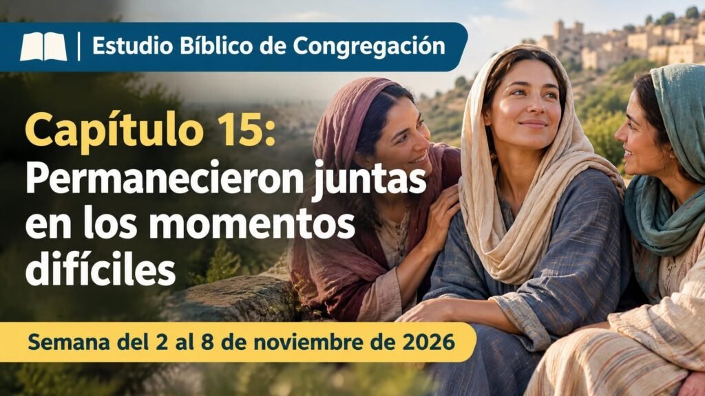 Estudio Bíblico de Congregación para la semana del 2 al 8 de noviembre de 2026