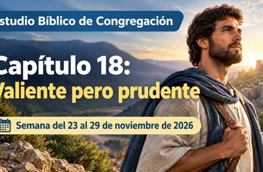 Estudio Bíblico de Congregación para la semana del 23 al 29 de noviembre de 2026