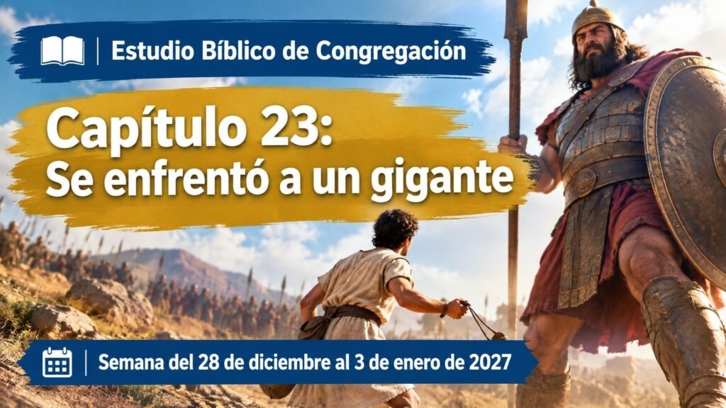 Estudio Bíblico de Congregación para la semana del 28 de diciembre de 2026 al 3 de enero de 2027