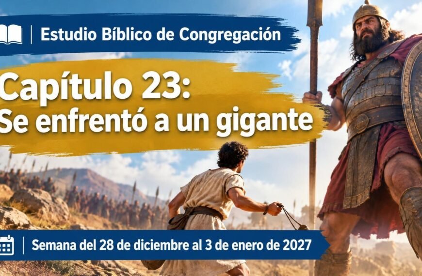 Estudio Bíblico de Congregación para la semana del 28 de diciembre de 2026 al 3 de enero de 2027
