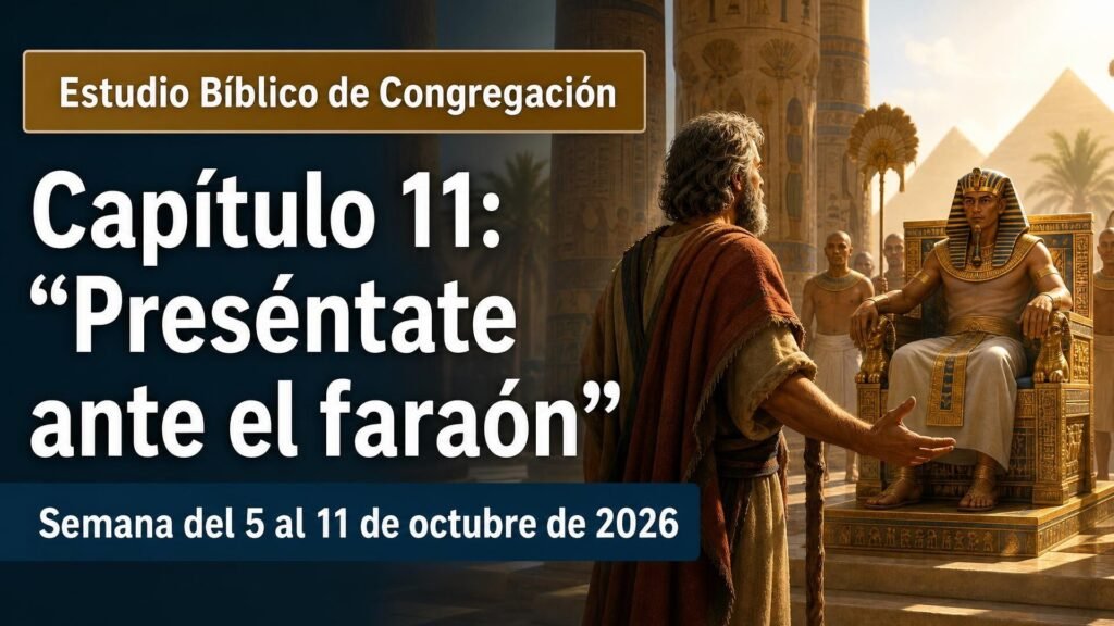 Estudio Bíblico de Congregación para la semana del 5-11 de octubre de 2026 Estudio Bíblico de Congregación para la semana del 5-11 de octubre de 2026