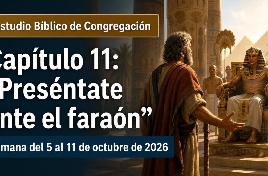 Estudio Bíblico de Congregación Estudio Bíblico de Congregación para la semana del 5-11 de octubre de 2026