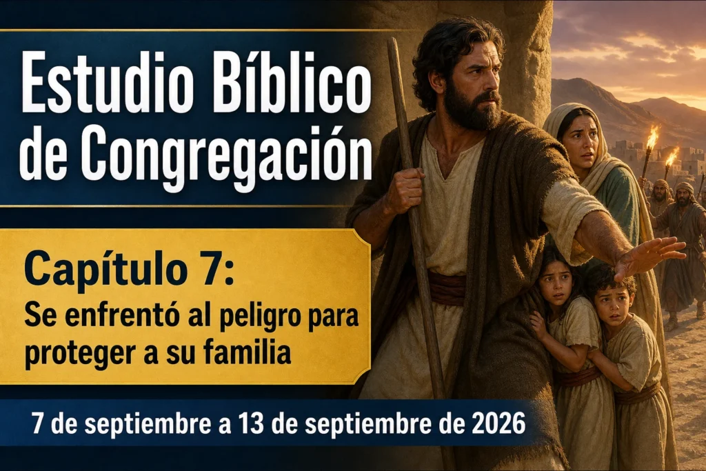 Estudio Bíblico de Congregación para la semana del 7-13 de septiembre de 2026 Estudio Bíblico de Congregación para la semana del 7-13 de septiembre de 2026