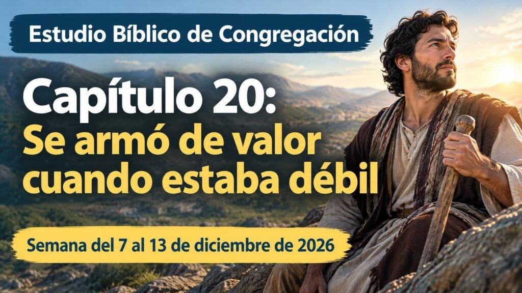 Estudio Bíblico de Congregación para la semana del 7 al 13 de diciembre de 2026 Estudio Bíblico de Congregación para la semana del 7 al 13 de diciembre de 2026