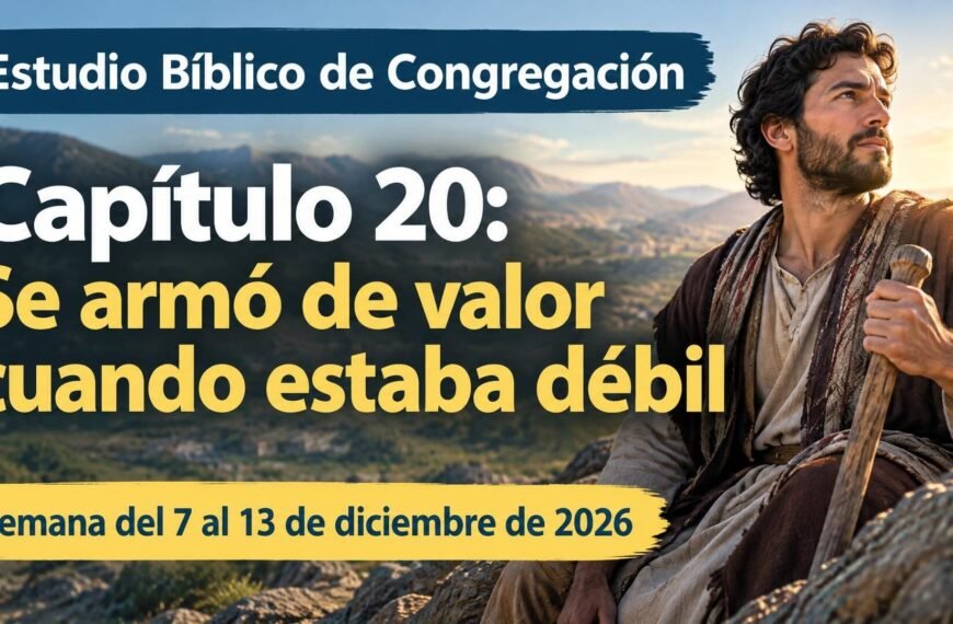 Estudio Bíblico de Congregación Estudio Bíblico de Congregación para la semana del 7 al 13 de diciembre de 2026