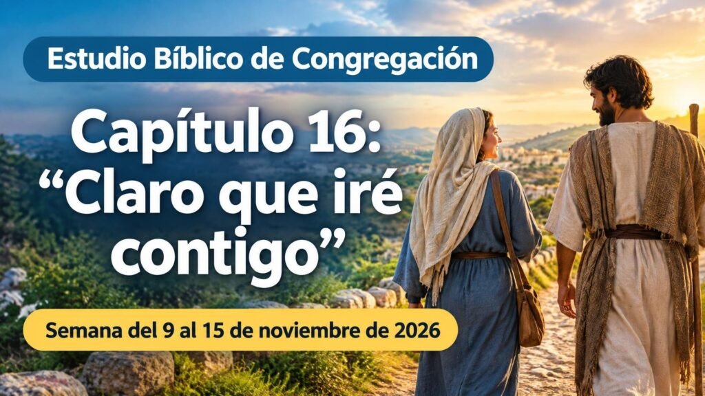 Estudio Bíblico de Congregación para la semana del 9 al 15 de noviembre de 2026 Estudio Bíblico de Congregación para la semana del 9 al 15 de noviembre de 2026