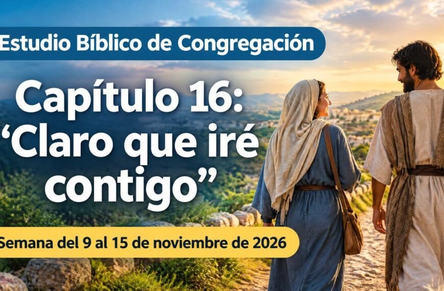 Estudio Bíblico de Congregación para la semana del 9 al 15 de noviembre de 2026