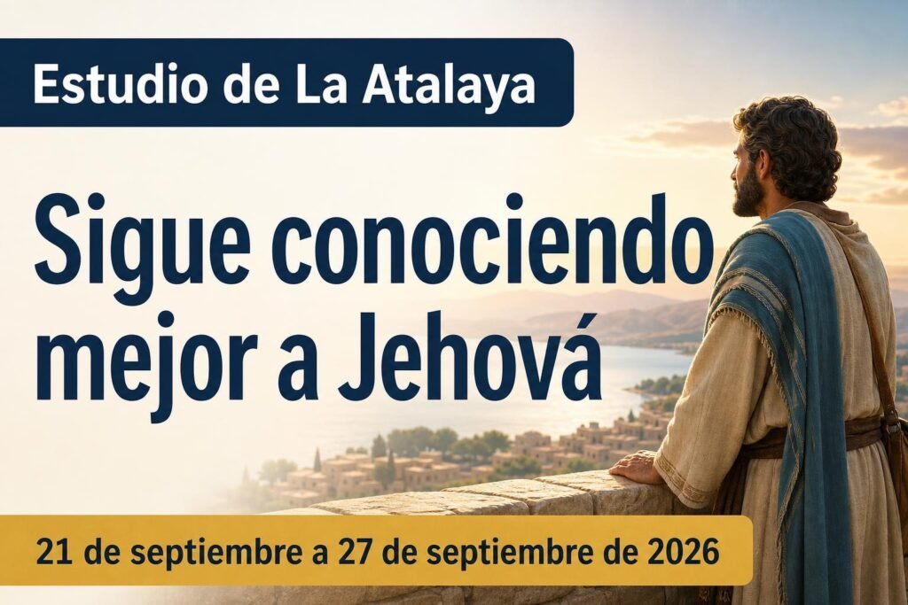 Estudio de La Atalaya para la semana del 21-27 de septiembre de 2026