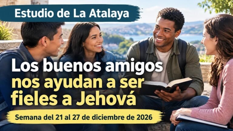 Estudio de La Atalaya para la semana del 21 al 27 de diciembre de 2026