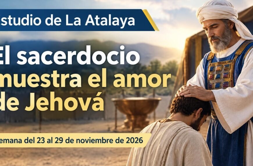 Estudio de La Atalaya para la semana del 23 al 29 de noviembre de 2026