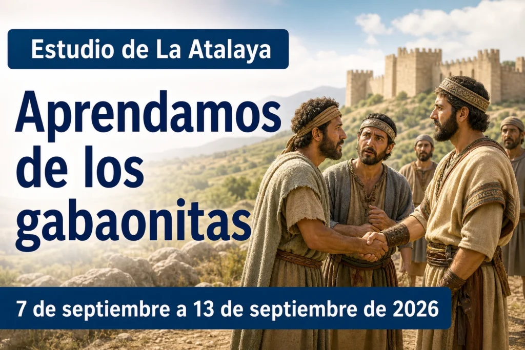 Estudio de La Atalaya para la semana del 7-13 de septiembre de 2026 Estudio de La Atalaya para la semana del 7-13 de septiembre de 2026