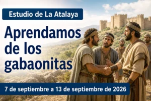 Estudio de La Atalaya para la semana del 7-13 de septiembre de 2026