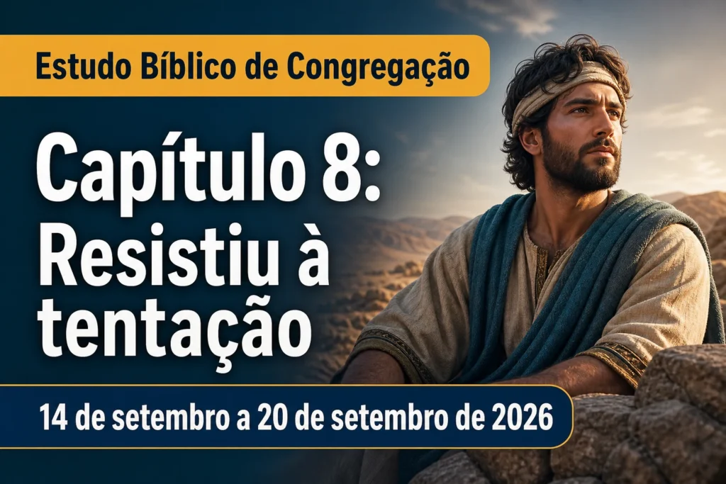 Estudo Bíblico de Congregação para a semana de 14 a 20 de setembro de 2026 Estudo Bíblico de Congregação para a semana de 14 a 20 de setembro de 2026