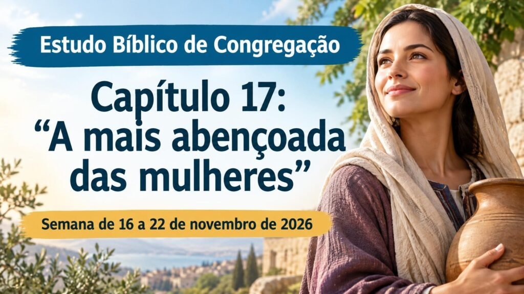 Estudo Bíblico de Congregação para a semana de 16 a 22 de novembro de 2026