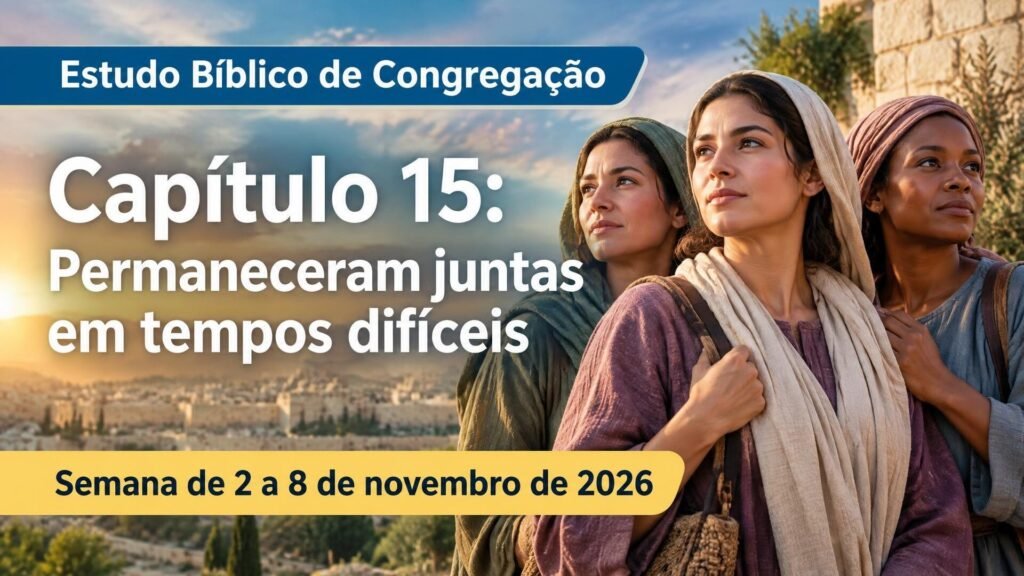 Estudo Bíblico de Congregação para a semana de 2 a 8 de novembro de 2026