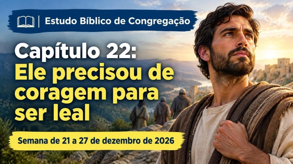 Estudo Bíblico de Congregação para a semana de 21 a 27 de dezembro de 2026